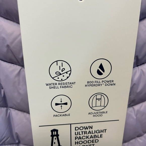 Lands End Down Ultralight Packable Hooded Jacket - Picture 4 of 9